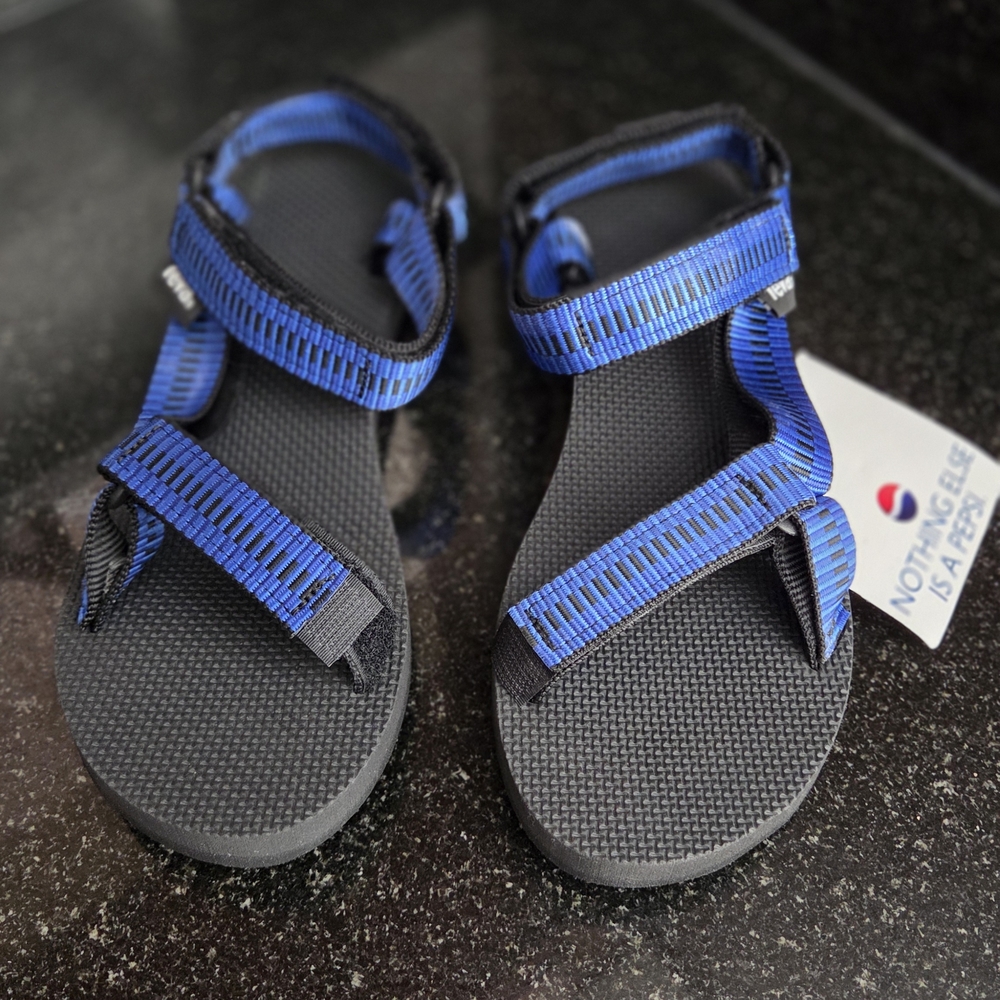 Brand New Teva Limited Edition PEPSI sandals